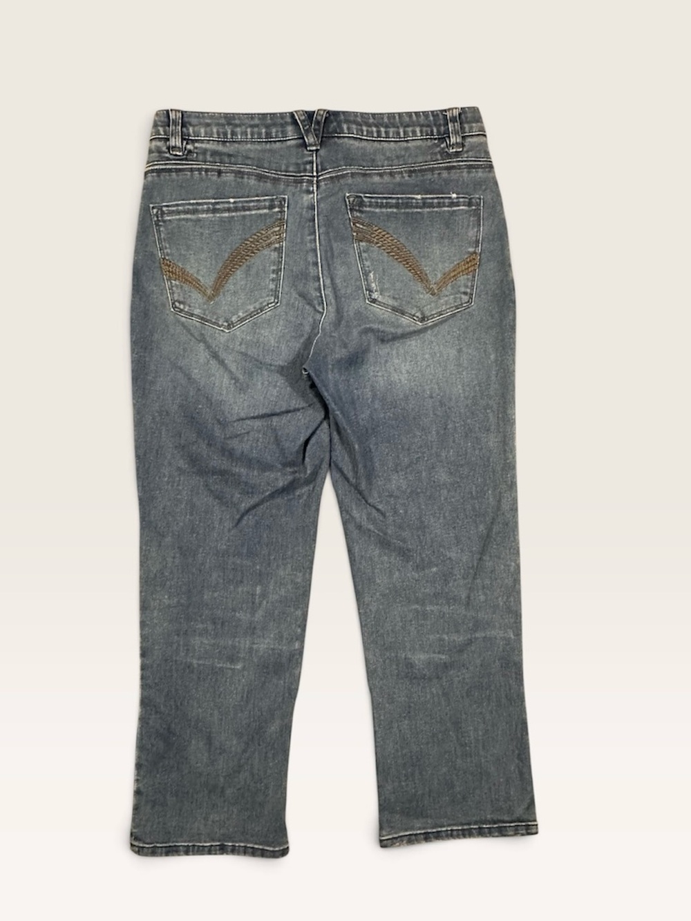 Democracy Ab Solution Jeans Medium Wash Stretch Denim Size 8 - Picture 3 of 7